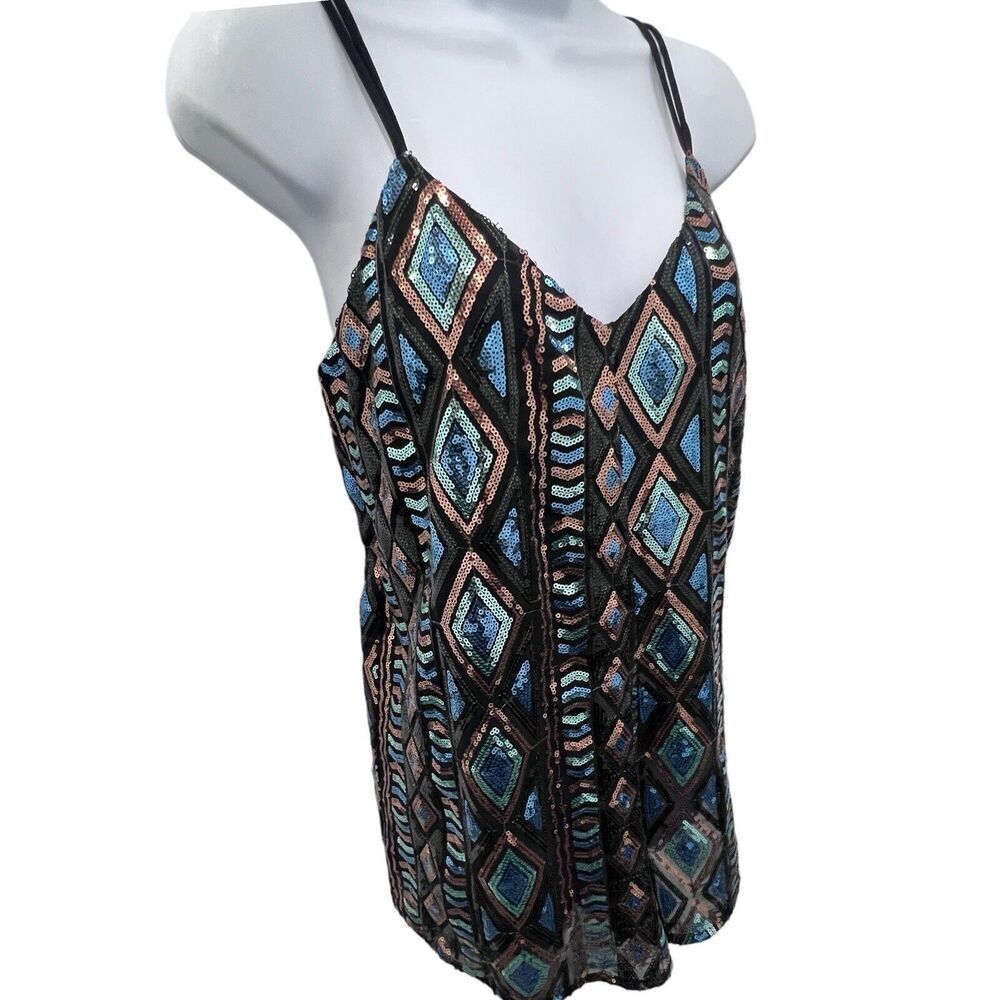 Show Me Your Mumu Romper WMNS Sequin Festive Party Geometric Mini NYE New‎ Years